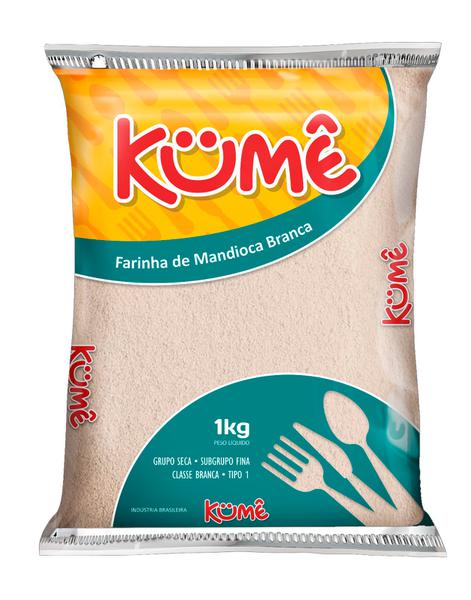 FARINHA DE MANDIOCA BRANCA KUME 1KG
