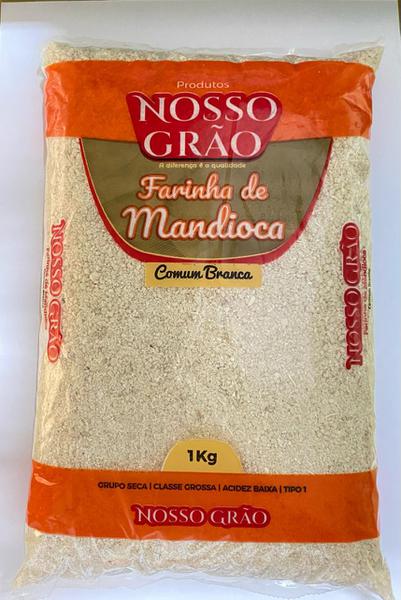 FARINHA DE MANDIOCA COMUM NOSSO GRAO 1KG