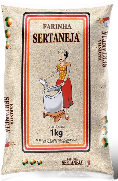 FARINHA MANDIOC QUEBRADINH SERTANEJA 1KG