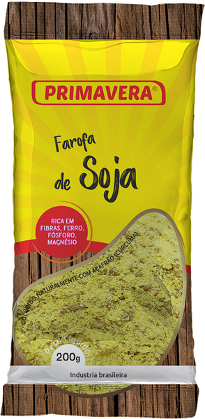 FAROFA DE SOJA PRIMAVERA 200G