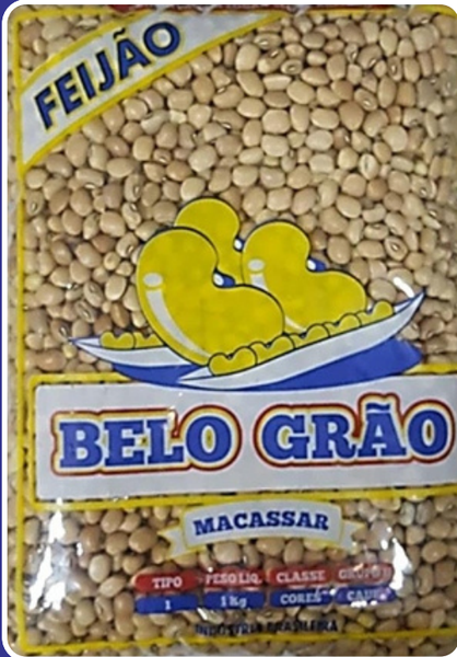 FEIJAO MACASSAR CAUPI BELO GRAO TIPO1 1K