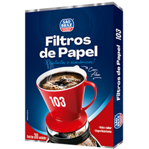 FILTRO DE CAFE SAO BRAZ 103 C 30UND