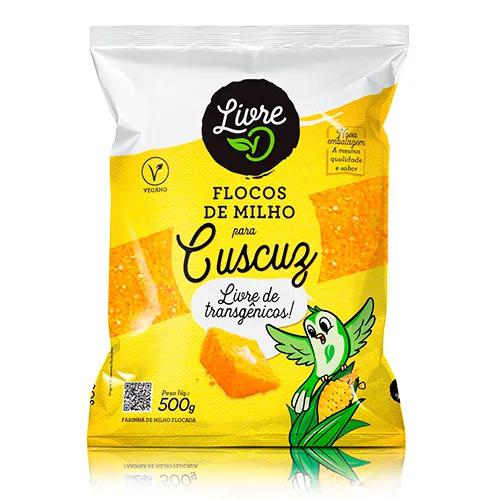 FLOCOS DE MILHO NAO TRAN LIVRE D 500G