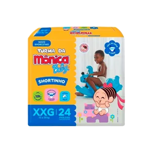 FRALDA SHOR TURM D MONICA JUMBO XXG 24UN