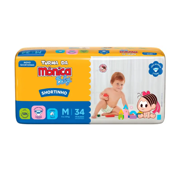 FRALDA SHORT TURMA D MONICA JUMBO M 34UN