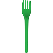 GARFO SOBREMESA VERDE STRAWPLAST 50UND