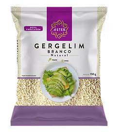 GERGELIM BRANCO NATURAL ASTER 150G