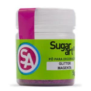 GLITTER P/ DECORA MAGENTA G5 SUGAR AR 5G