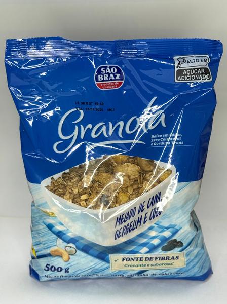 GRANOLA SAO BRAZ MELADO DE CANA 500G