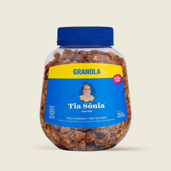 GRANOLA TIA SONIA TRADICIONAL POTE 350G