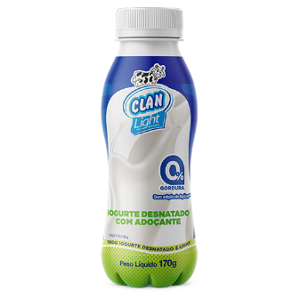 IOGURTE DESNATADO COM ADOCANTE LIGHT CLA