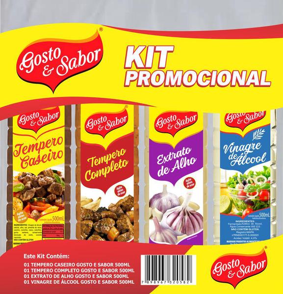 KIT GOSTO E SABOR MARINAR 500ML