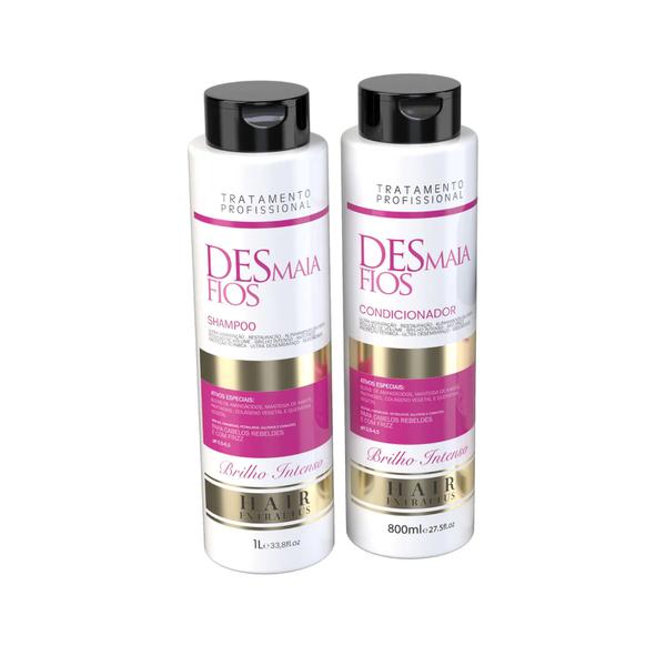 KIT SHAMPOO + COND HAIR EXTRATUS DESMAIA 900+800ML