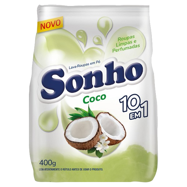 LAVA ROUPAS EM PO COCO SONHO PC 400G