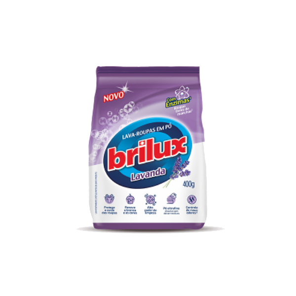 LAVA ROUPAS EM PO LAV BRILUX PC 400G