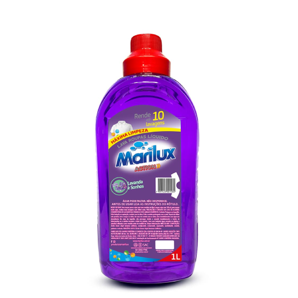 LAVA ROUPAS LIQUIDO LAVANDA MARILUX 1L