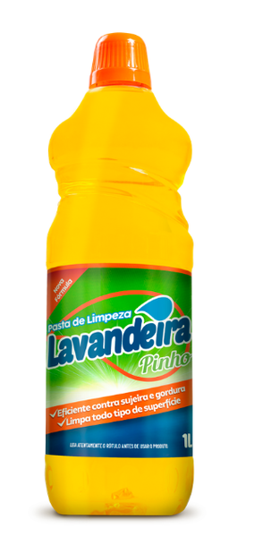 LIMPA PISO EM PASTA LAVANDEIRA PINHO 1L