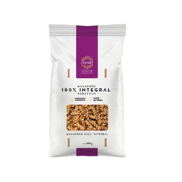MACARRAO 100% INTEGRAL ASTER PARAFU 500G