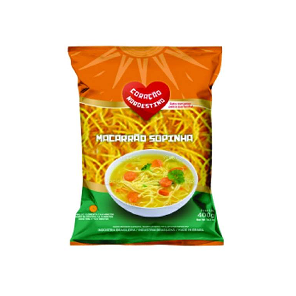 MACARRAO COR NORDESTINO COMU SOPINH 400G