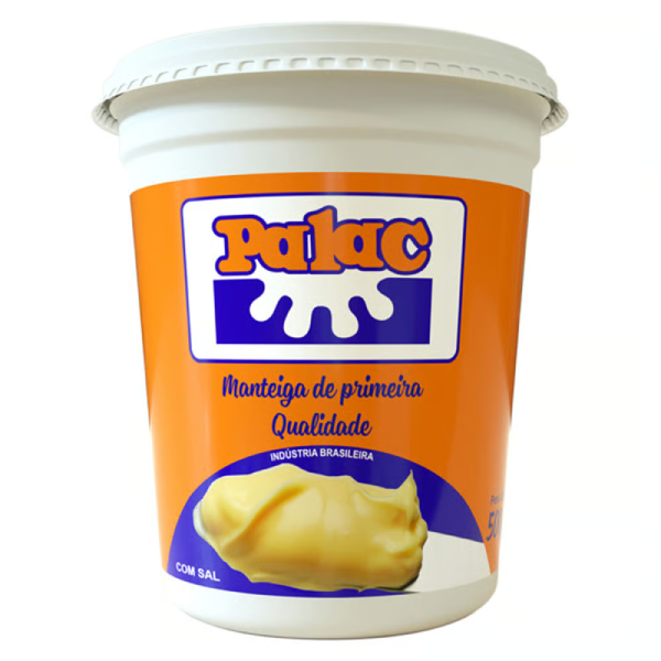 MANTEIGA COMUM COM SAL PALAC 500G