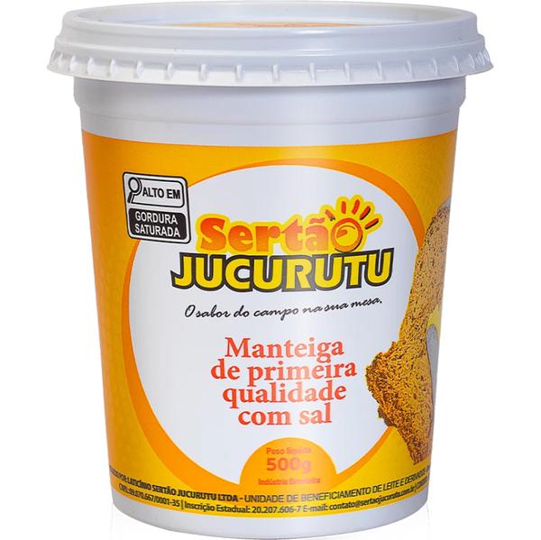 MANTEIGA PRIMEIR QUALIDADA JUCURUTU 500G