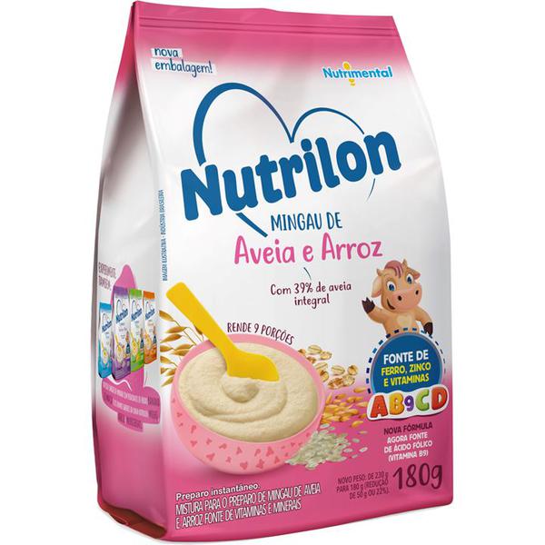 MINGAU NUTRILON AVEIA E ARROZ 180G