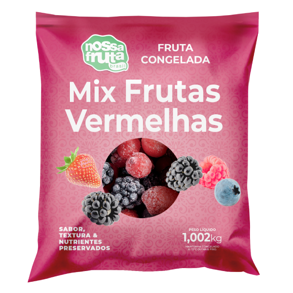 MIX FRUTAS VERMEL CONG NOSSA FRUTA 1KG