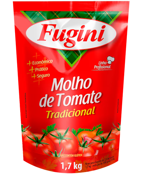 MOLHO TOMATE FUGINI TRADICIO SACHE 1,7JG