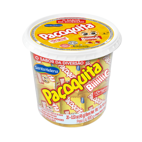 PACOQUITA BIG ROLHA SANTA HELE POTE 900G