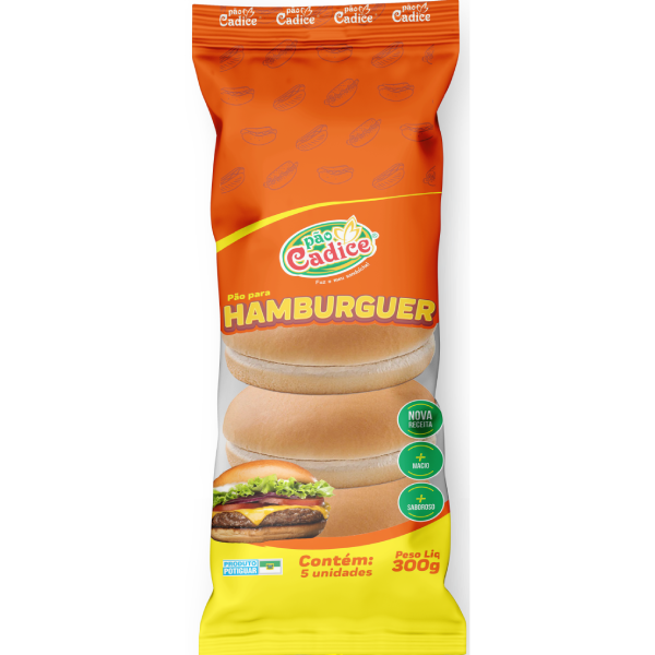 PAO CADICE HAMBURGUER 300G