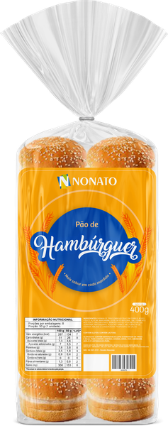 PAO HAMBURGUER NONATO 400G
