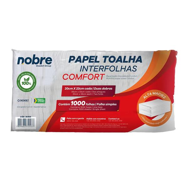 PAPEL TOALHA INTERFOLHA BRANCO SERIDO 1X