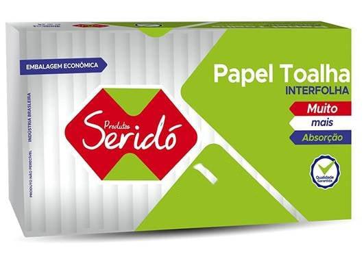 PAPEL TOALHA INTERFOLHA CELULOSE SERIDO