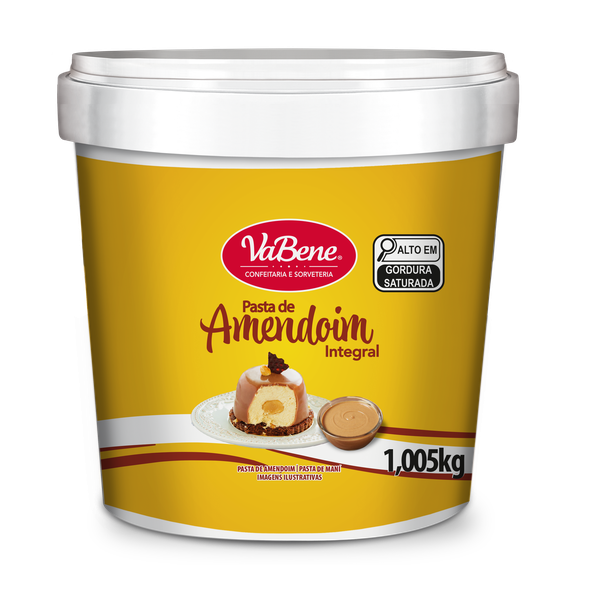 PASTA DE AMENDOIM INTEGRAL VABENE 1,005K
