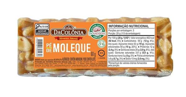 PE DE MOLEQUE DACOLONIA 60GR