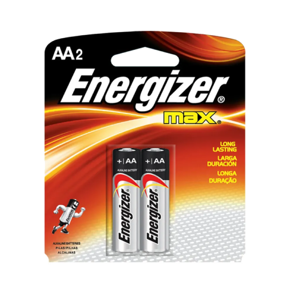 PILHA ENERGIZER ALCALINA MAX AA2 2UN