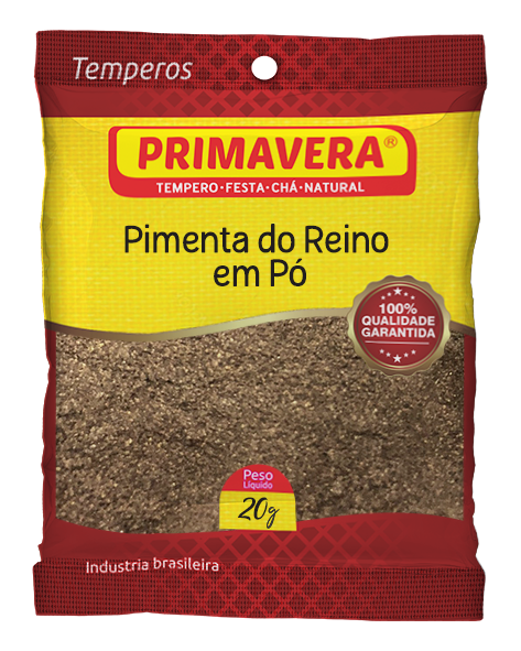 PIMENTA DO REINO EM PO PRIMAVERA 20G