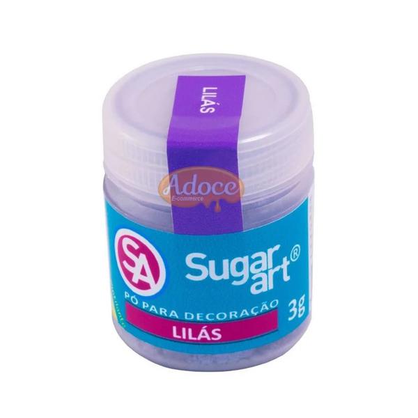 PO P/ DE DECORAC LILAS P12 SUGAR ART 3G
