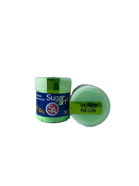 PO P/ DE DECORAC VERDE NEON P35 SUGAR 5G