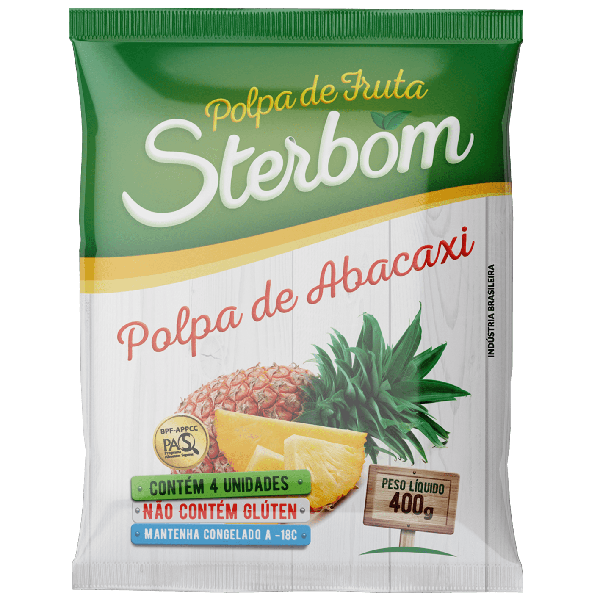 POLPA DE ABACAXI STERBOM 400G