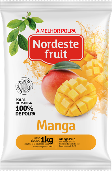 POLPA DE FRUTA MANGA NORDESTE FRUIT 1KG
