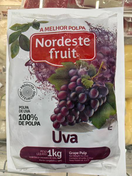 POLPA DE FRUTA UVA NORDESTE FRUIT 1KG