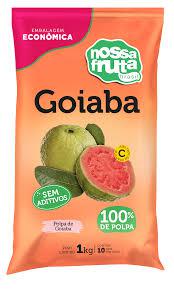 POLPA DE GOIABA NOSSA FRUTAS 1KG