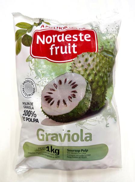POLPA DE GRAVIOLA NORDESTE FRUIT 1KG