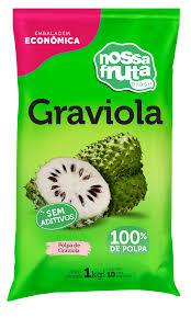 POLPA DE GRAVIOLA NOSSA FRUTAS 1KG