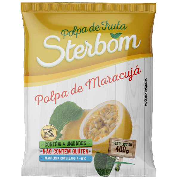 POLPA DE MARACUJA STERBOM 400G