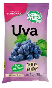 POLPA DE SUCO DE UVA NOSSA FRUTAS 1KG