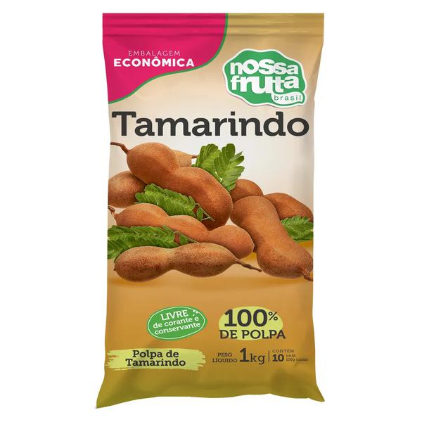 POLPA DE TAMARINDO NOSSA FRUTAS 1KG