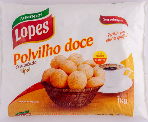 POLVILHO DOCE GRANULADO LOPES 1KG
