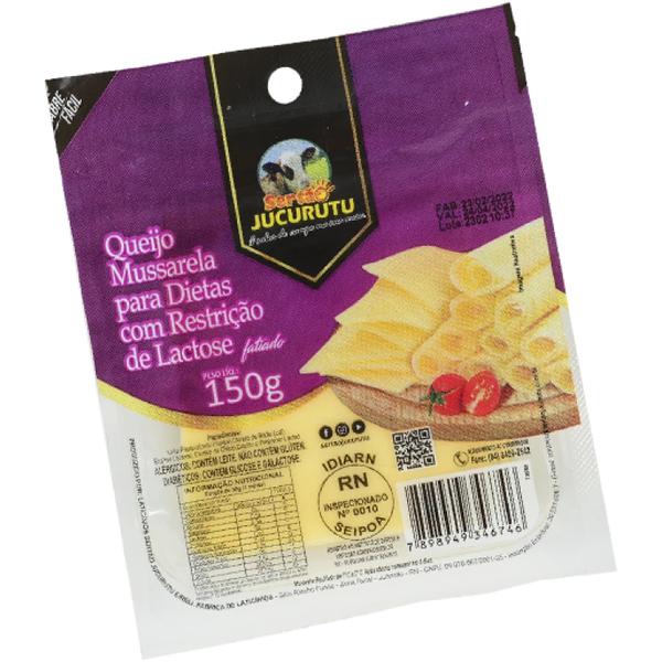 QUEIJO MUSSARELA S LAC SERTAO JUCUR 150G